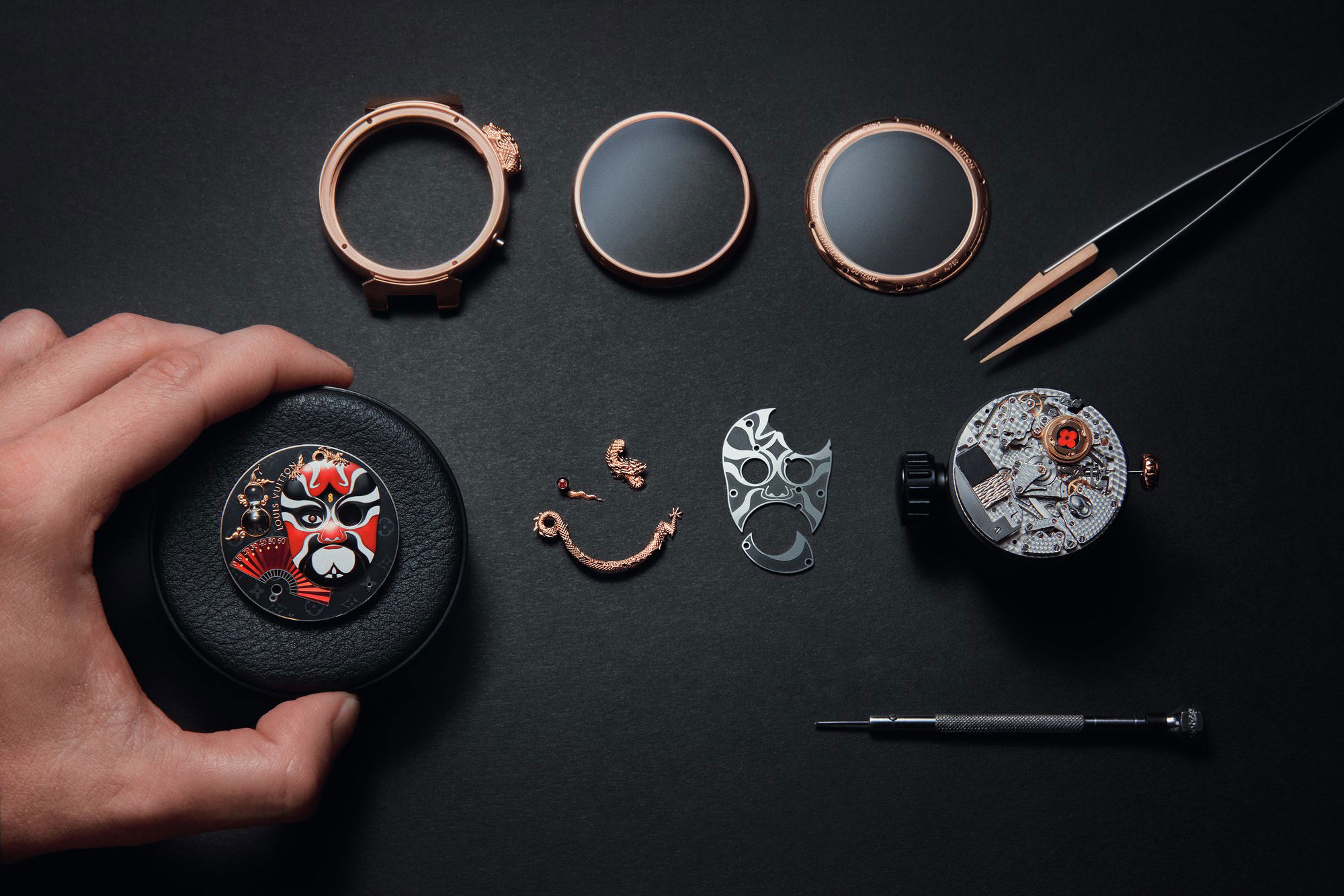 ルイヴィトン TAMBOUR QUARTZ Louis Vuitton Tambour Opera Automata - Q1EN2Y - 643,980 USD