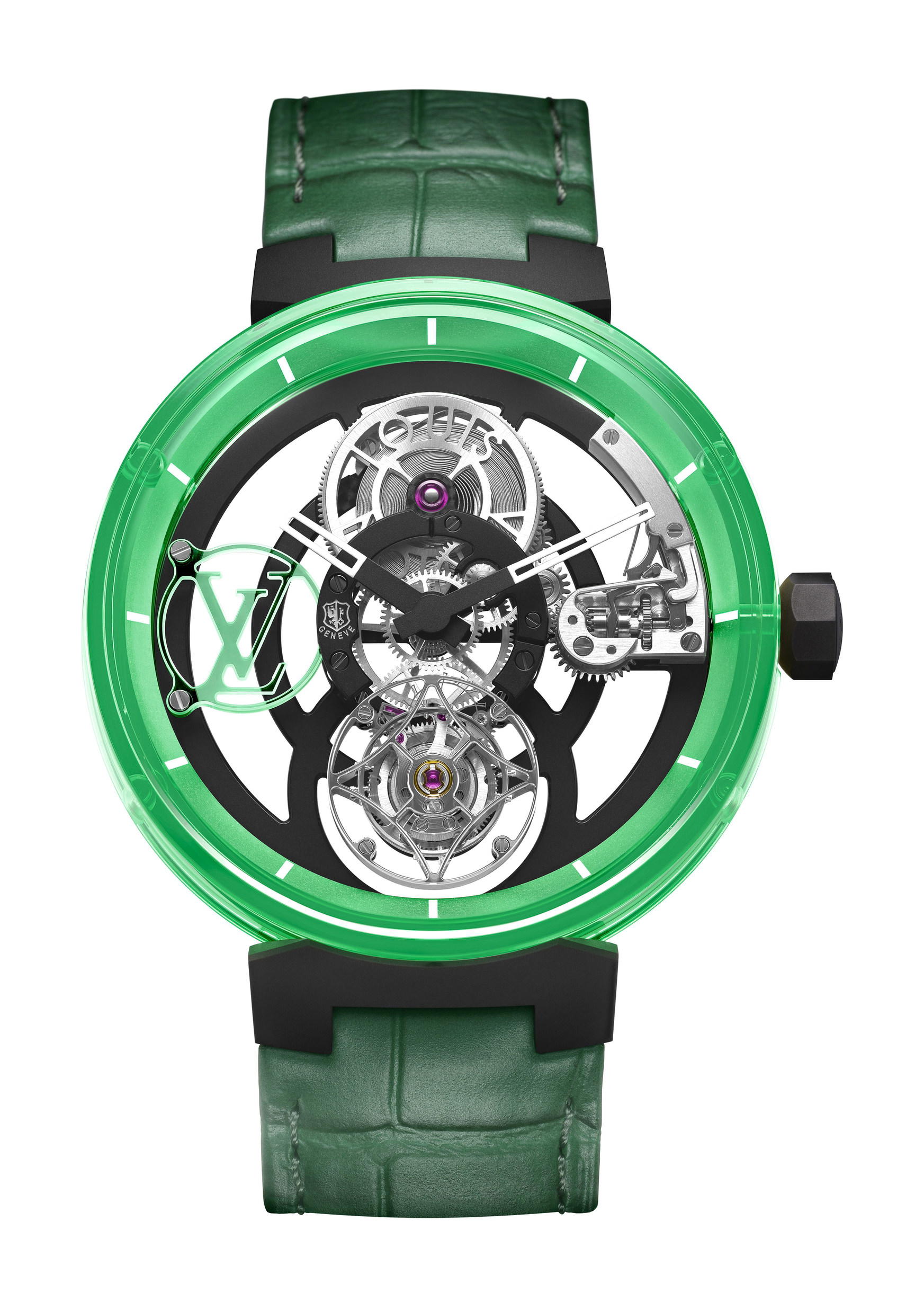 Louis Vuitton Tambour Moon Tourbillon Volant Poinçon de Genève