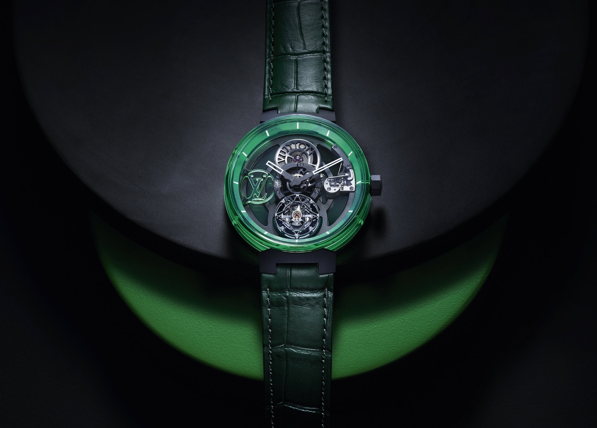 Louis Vuitton Tambour Moon Tourbillon Volant Poinçon de Genève