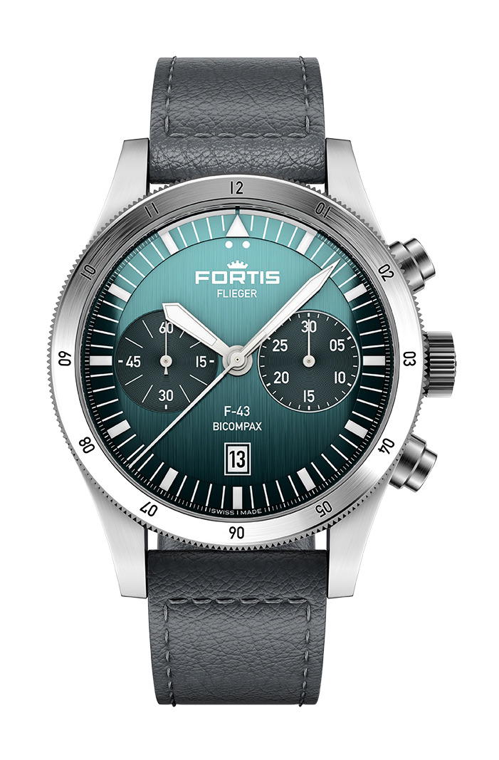Fortis Flieger F-43 Bicompax Petrol