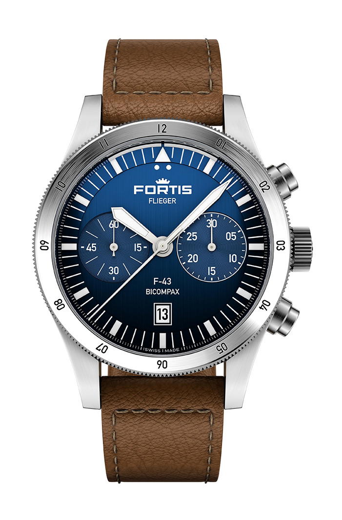 Fortis Flieger F-43 Bicompax Liberty Blue