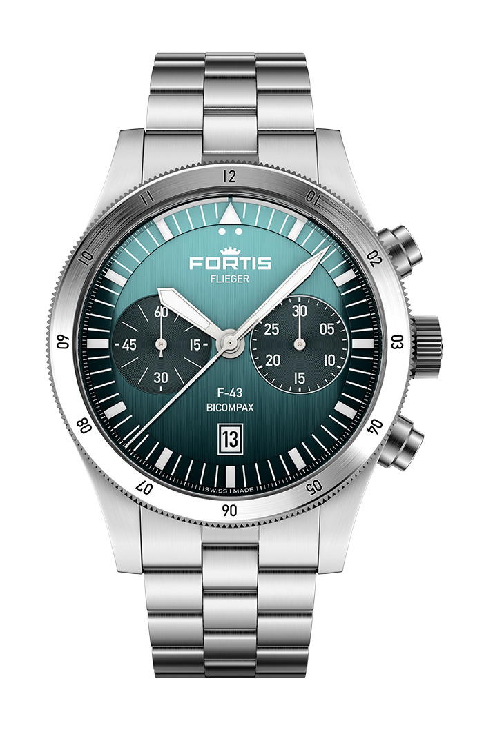 Fortis Flieger F-43 Bicompax Petrol