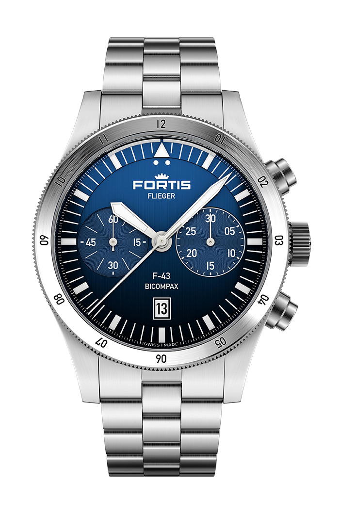 Fortis Flieger F-43 Bicompax Liberty Blue