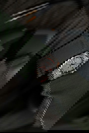 Fortis Flieger F-43 Triple GMT Titanium Orange