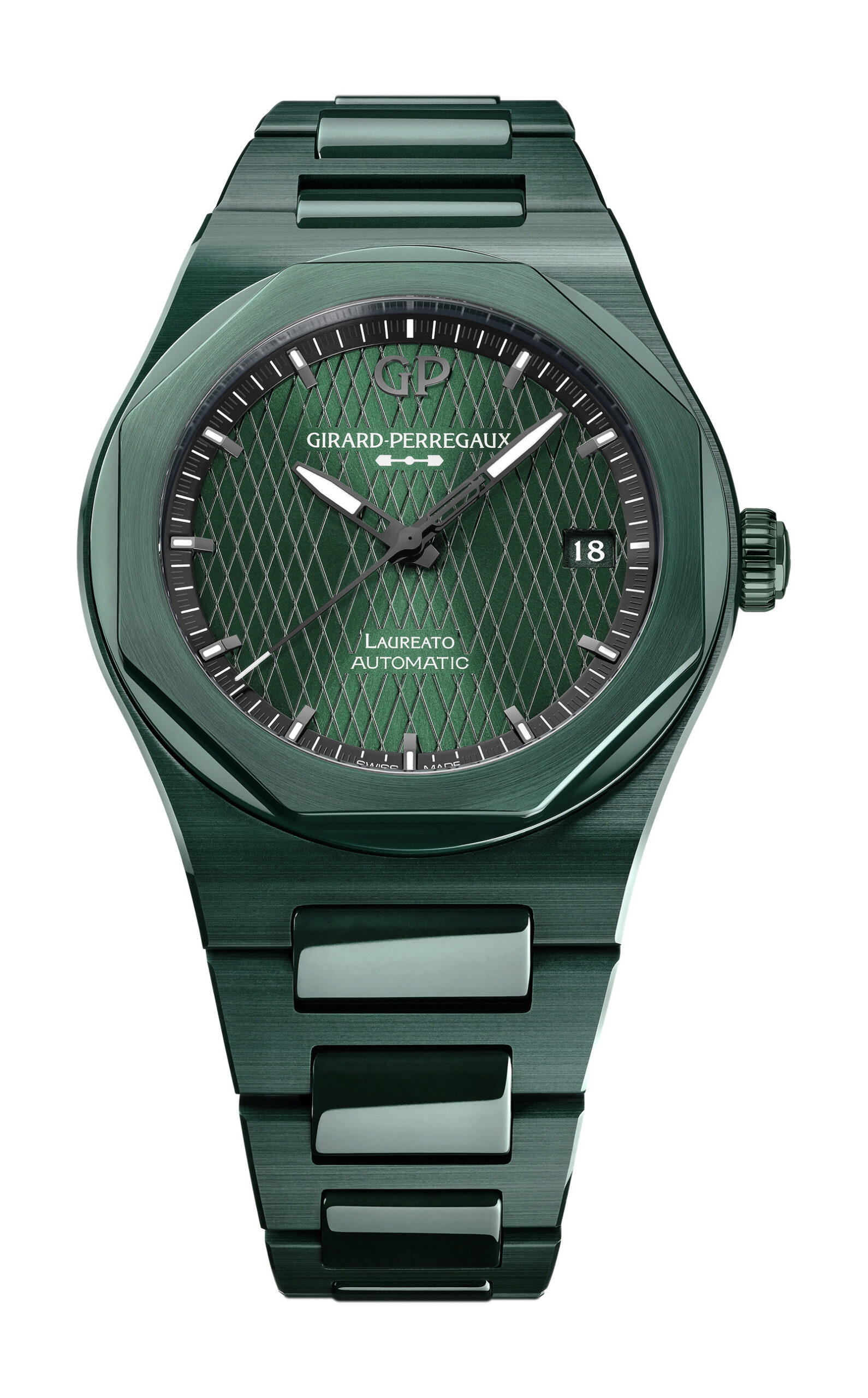 Girard-Perregaux Laureato Green Ceramic Aston Martin Edition