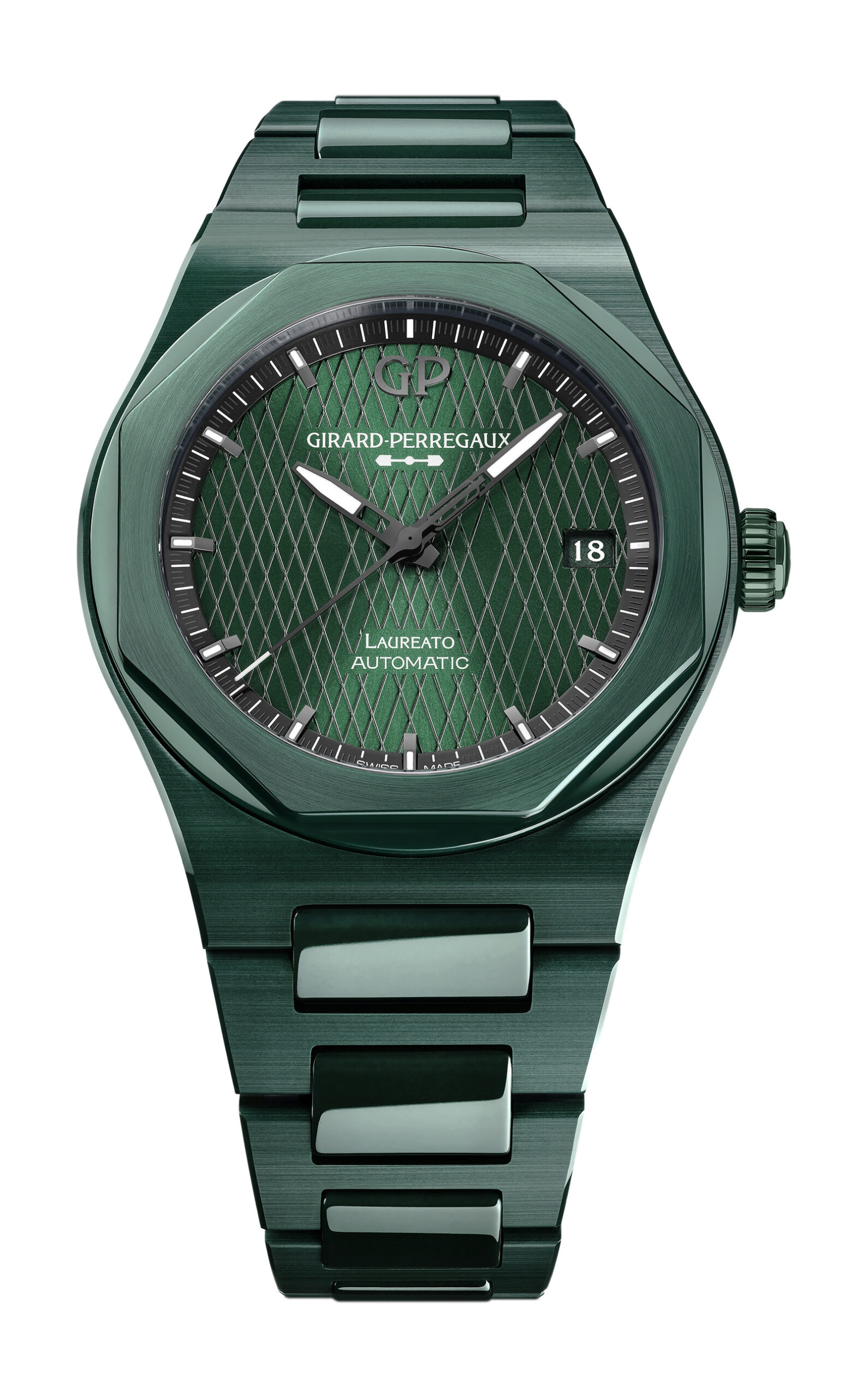 Girard-Perregaux Laureato Green Ceramic Aston Martin Edition