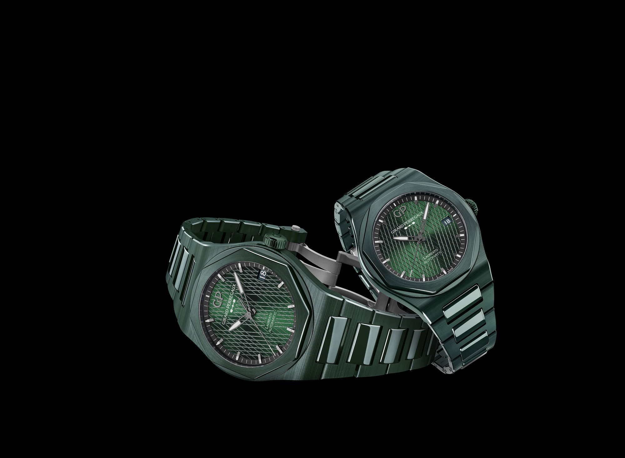 Girard-Perregaux Laureato Green Ceramic Aston Martin Edition