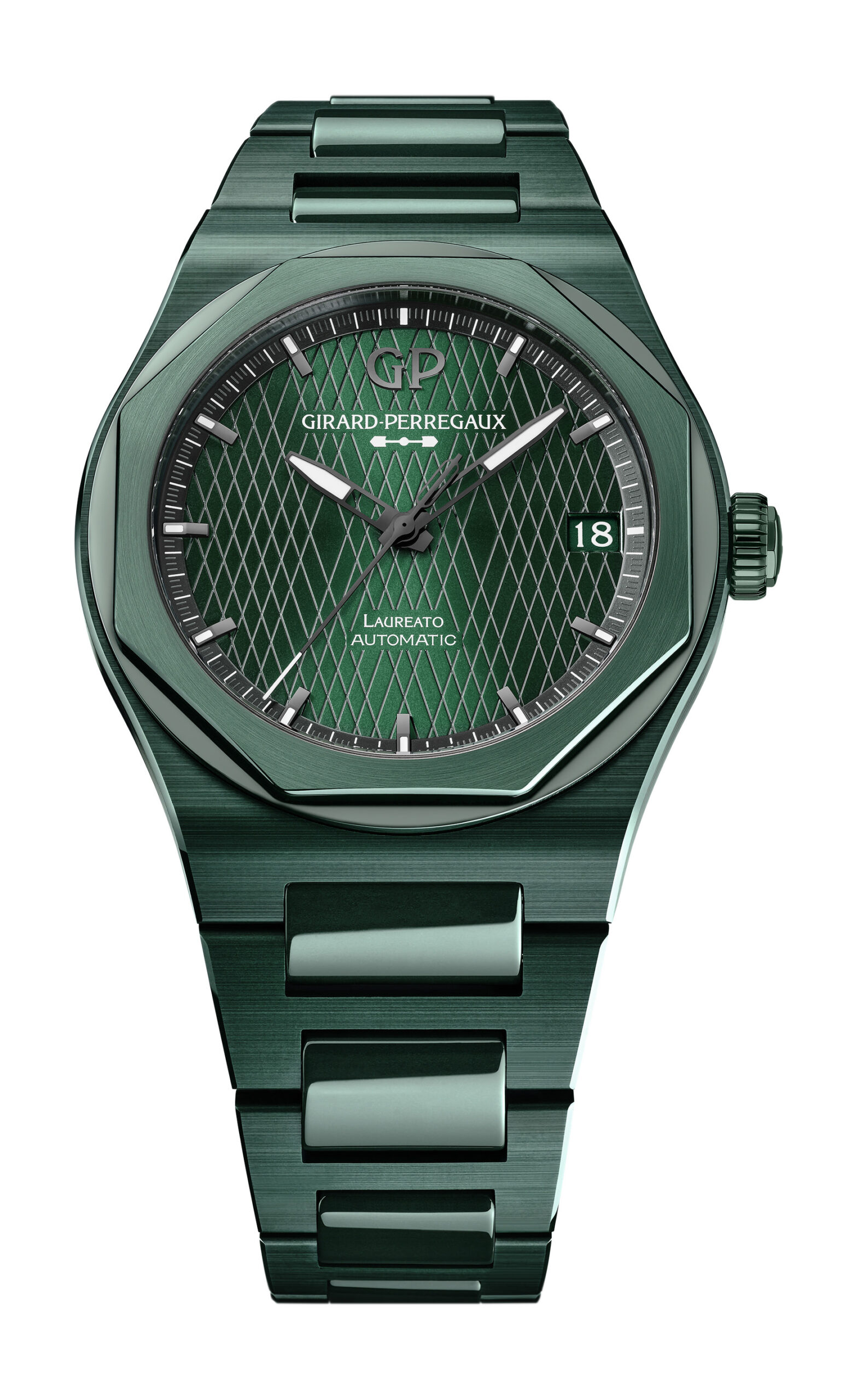Girard-Perregaux Laureato Green Ceramic Aston Martin Edition