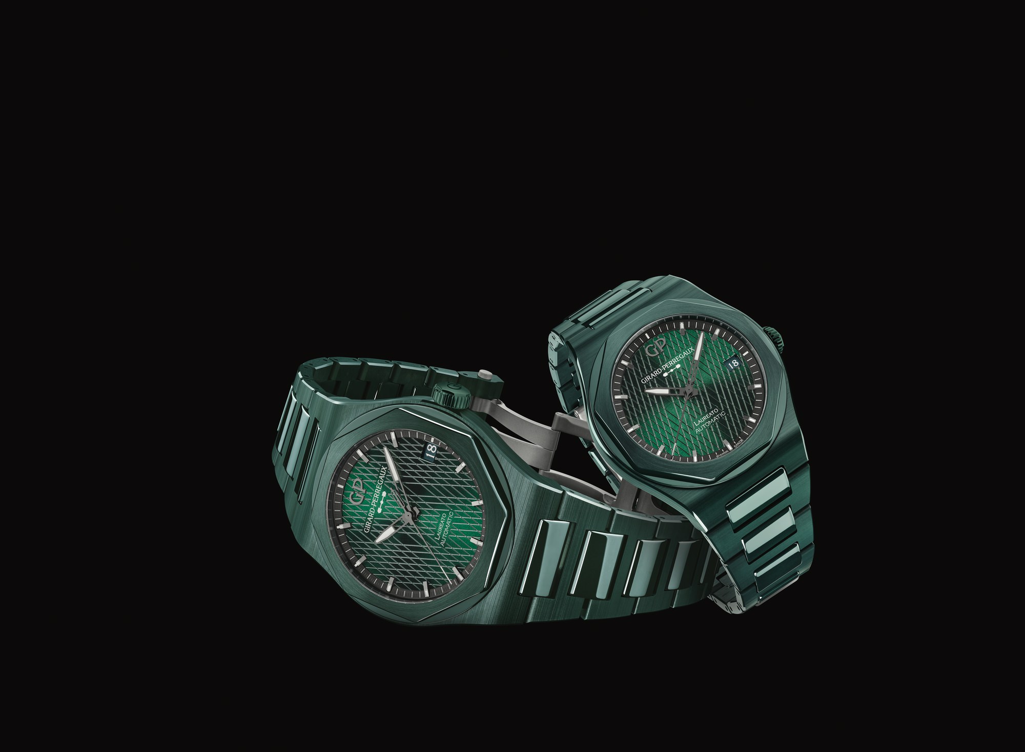 Girard-Perregaux Laureato Green Ceramic Aston Martin Edition