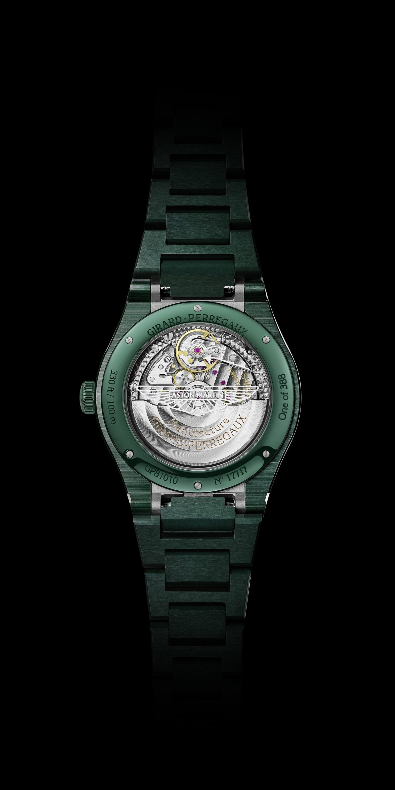 Girard-Perregaux Laureato Green Ceramic Aston Martin Edition