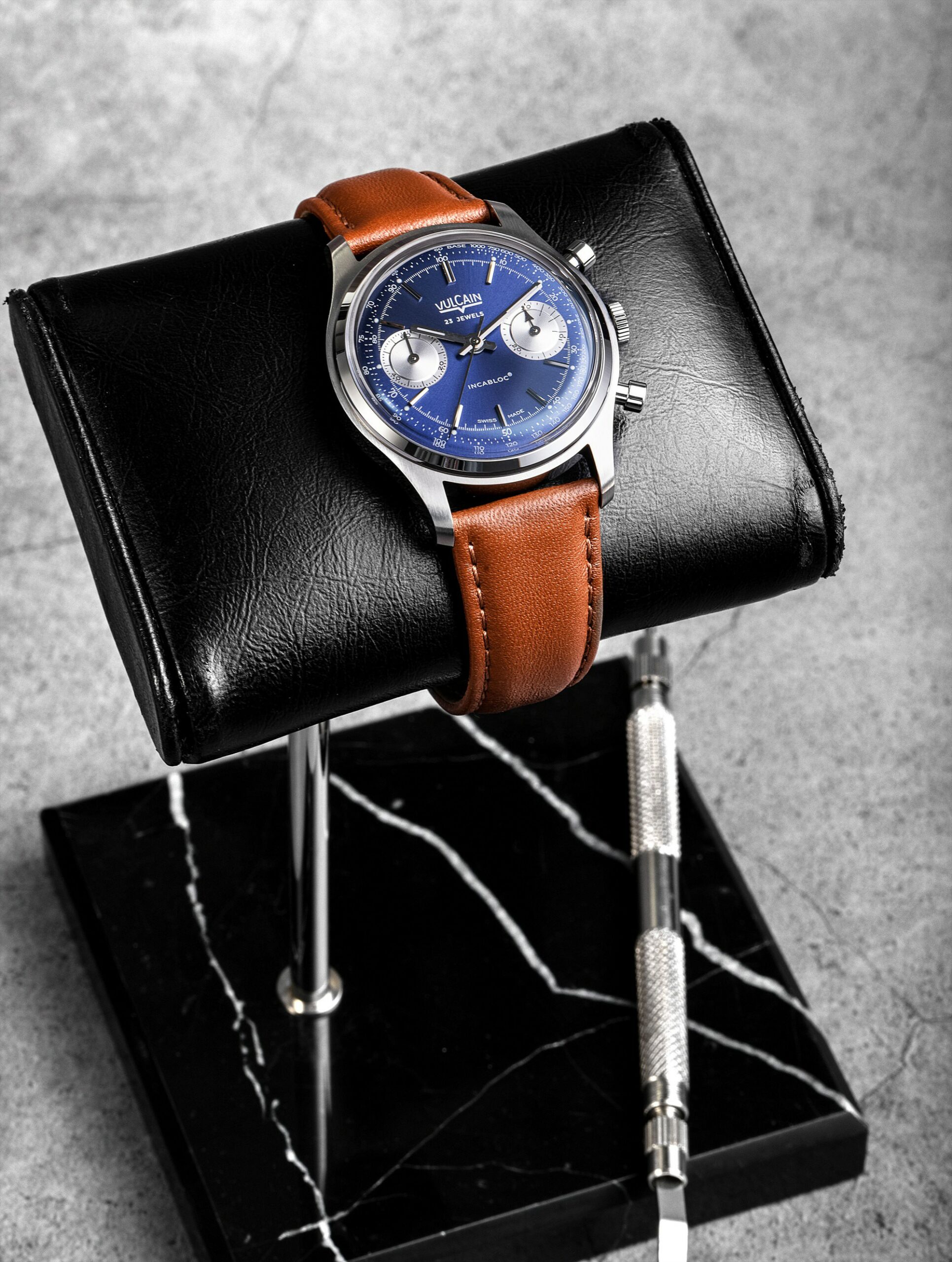 Chronograph 1970's Blue - Image 3