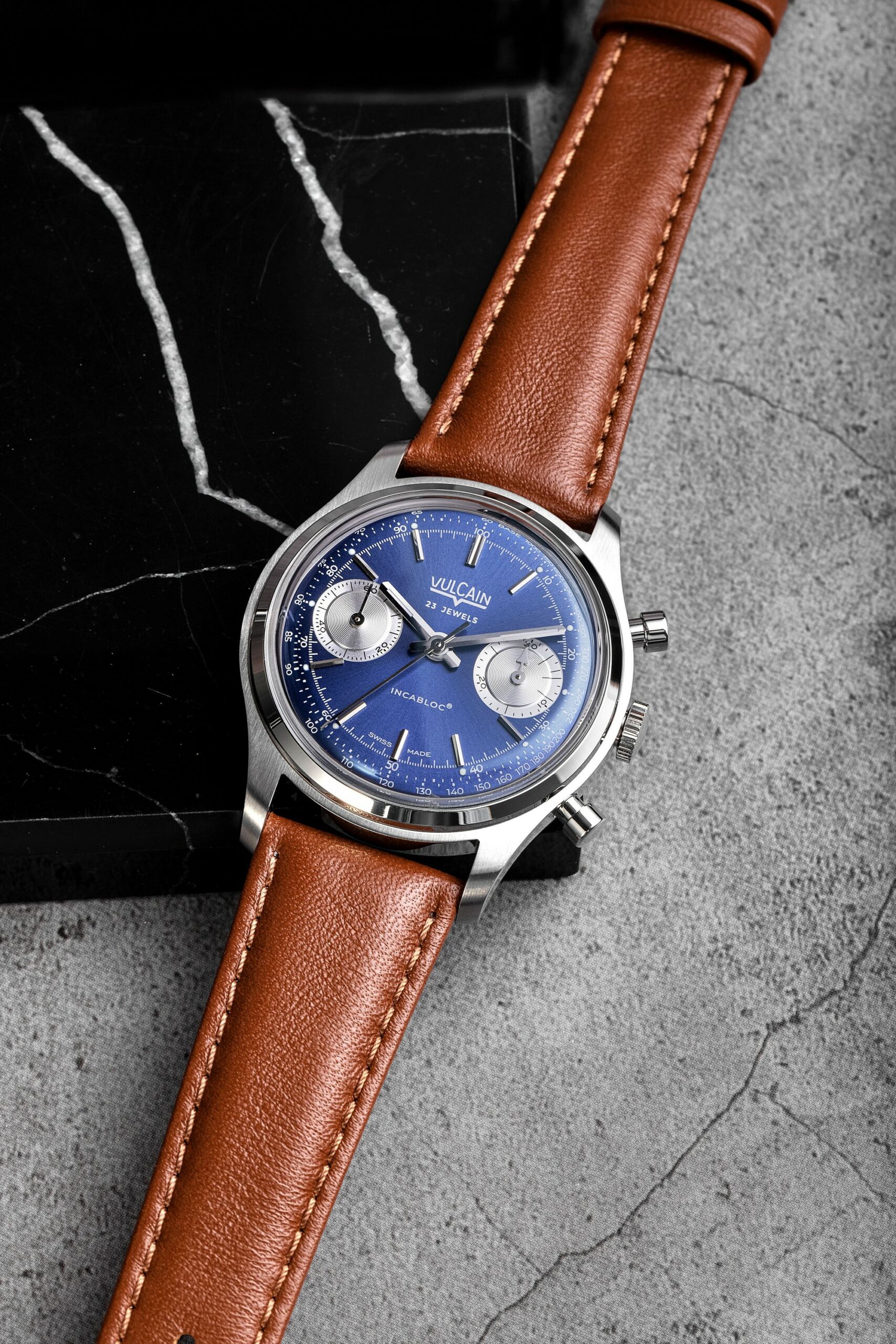 Chronograph 1970's Blue - Image 6