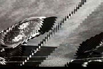 Vulcain Chronograph 1970’s Black & Silver