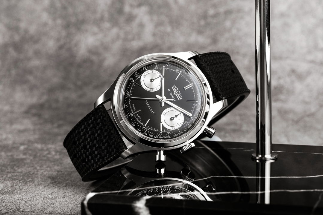 Chronograph 1970's Black & Silver