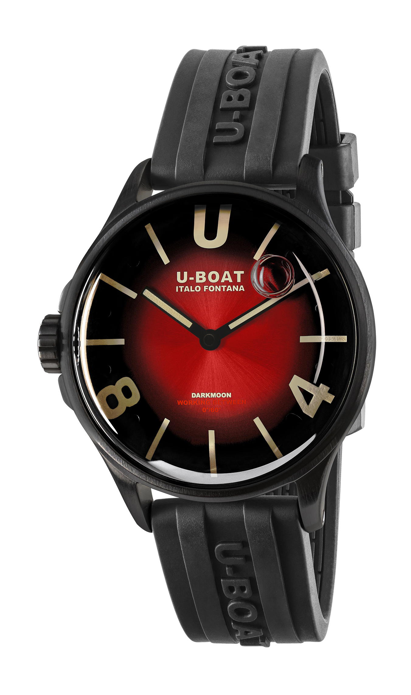 U-Boat Darkmoon 40 Red PVD Soleil