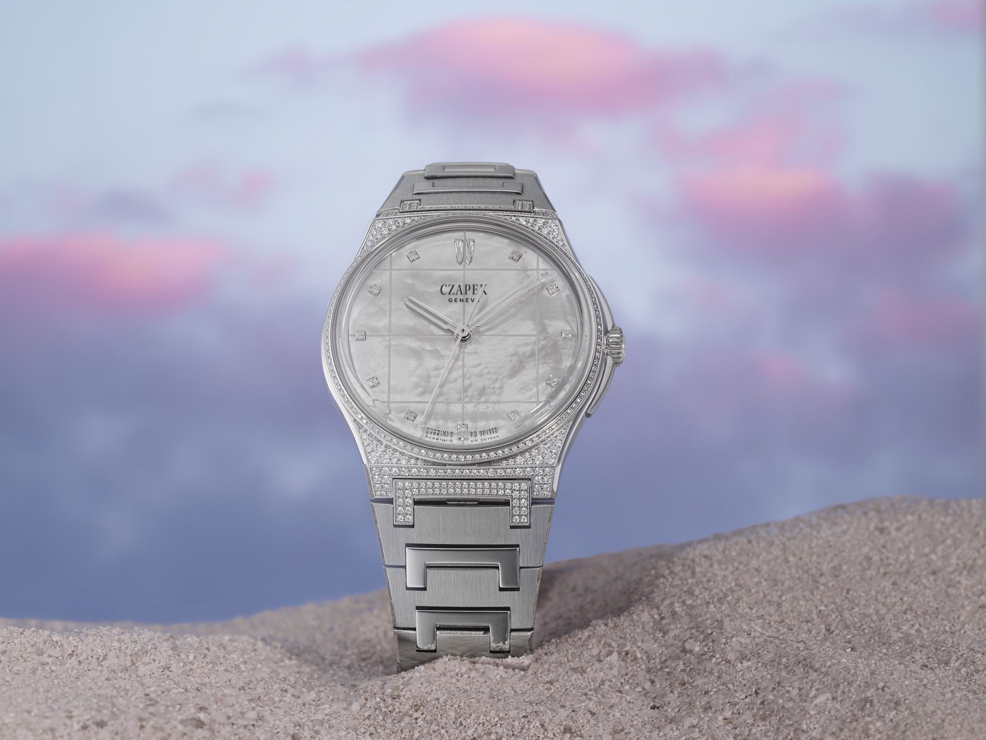 Czapek Antarctique La Carte des Nuages Misty White S