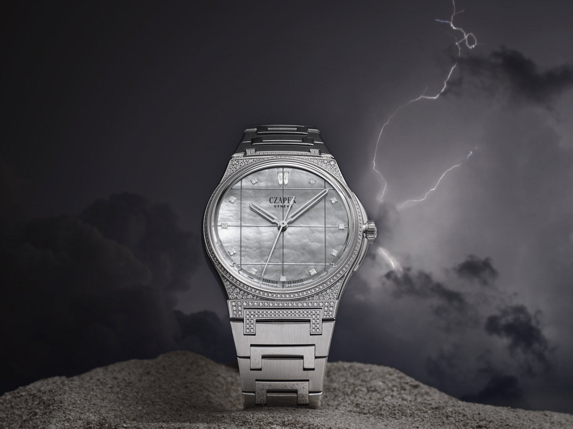 Czapek Antarctique La Carte des Nuages Stormy Grey S