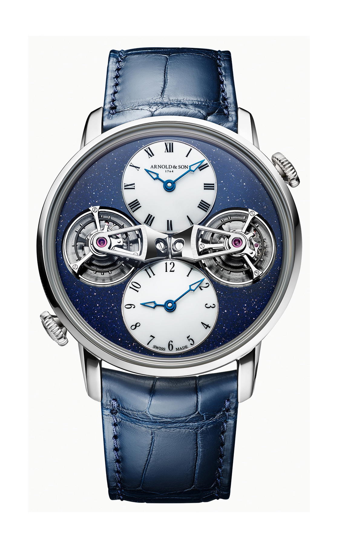 Arnold & Son Double Tourbillon White Gold