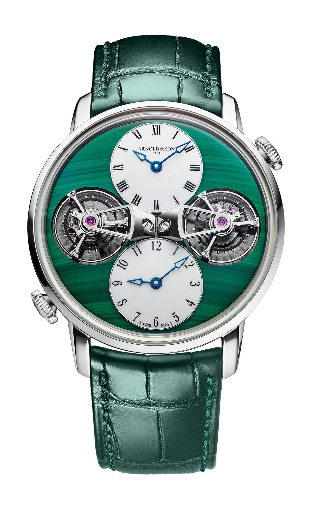 Arnold & Son Double Tourbillon White Gold
