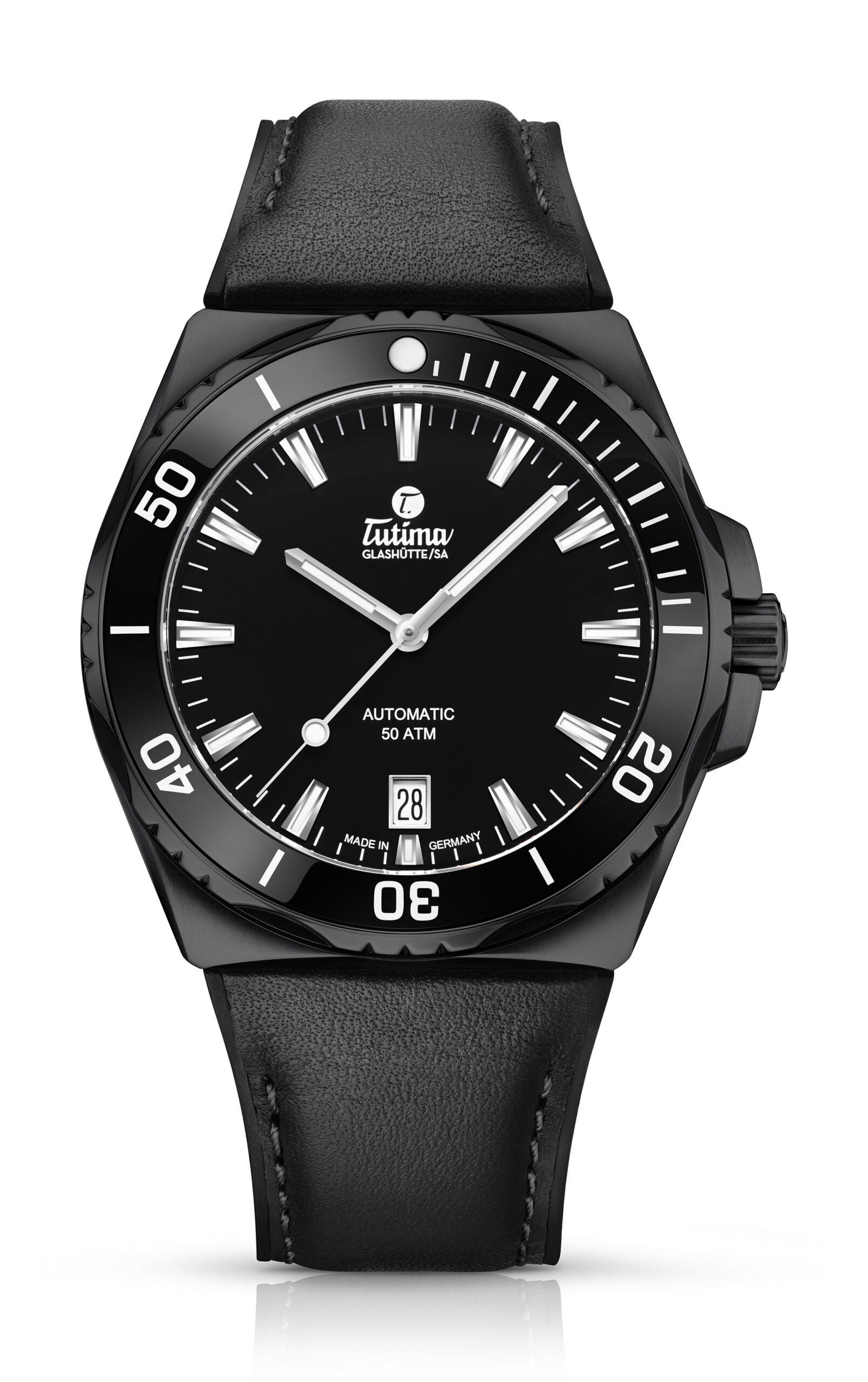 Tutima Glashütte M2 Seven Seas S 40 Black Limited Edition