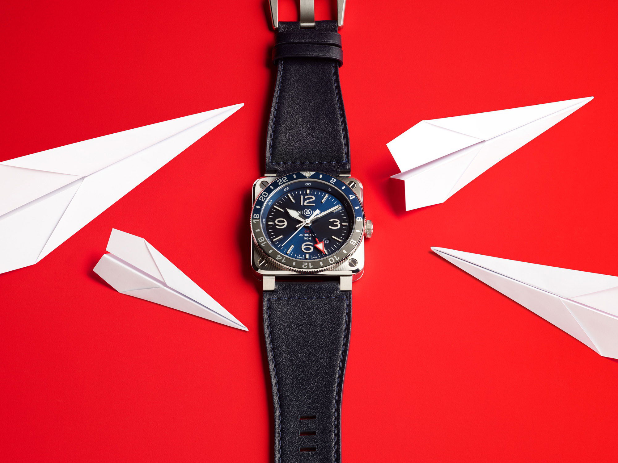 Bell &amp; Ross BR 03-93 GMT Blue