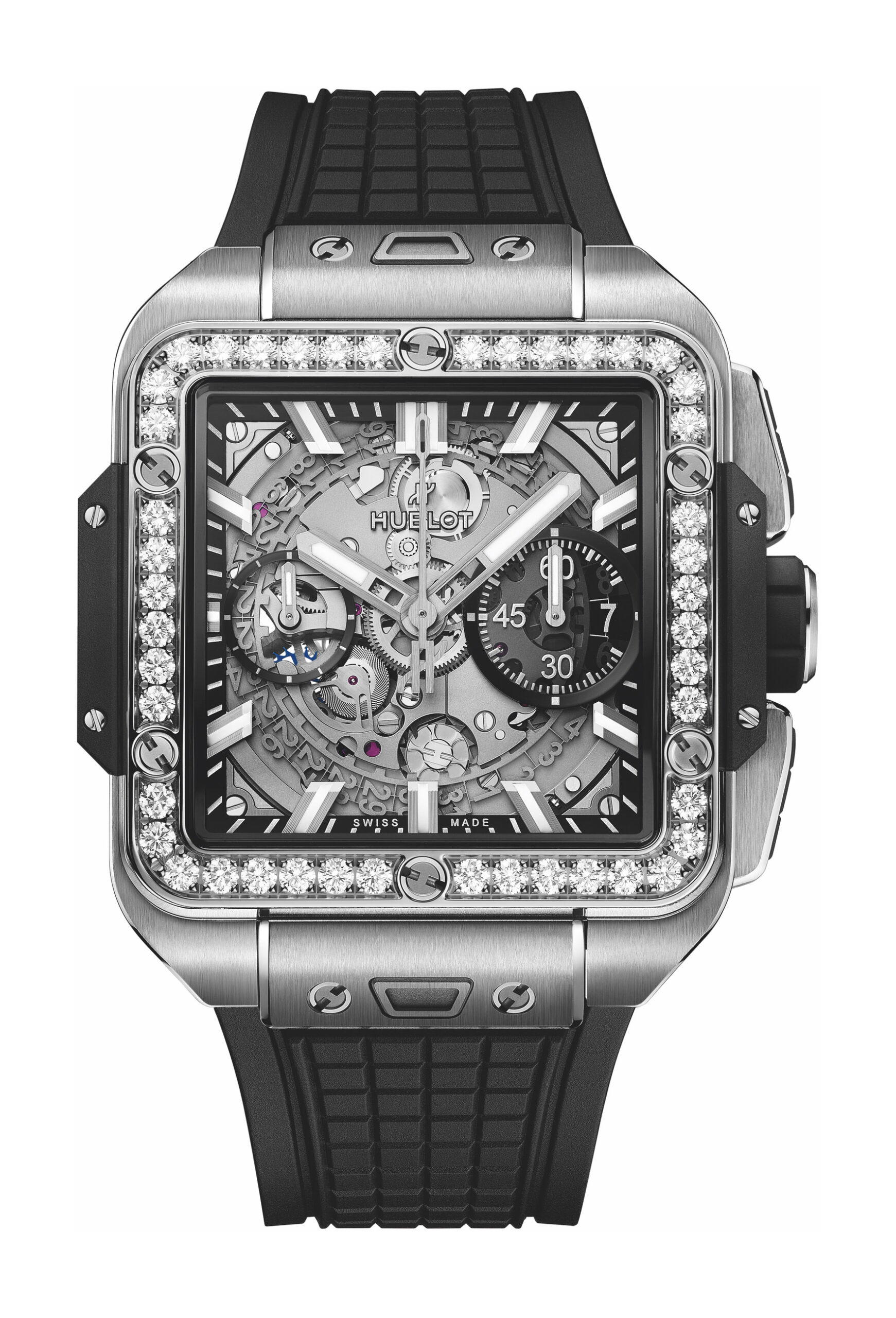 Hublot Square Bang Unico Titanium Diamonds
