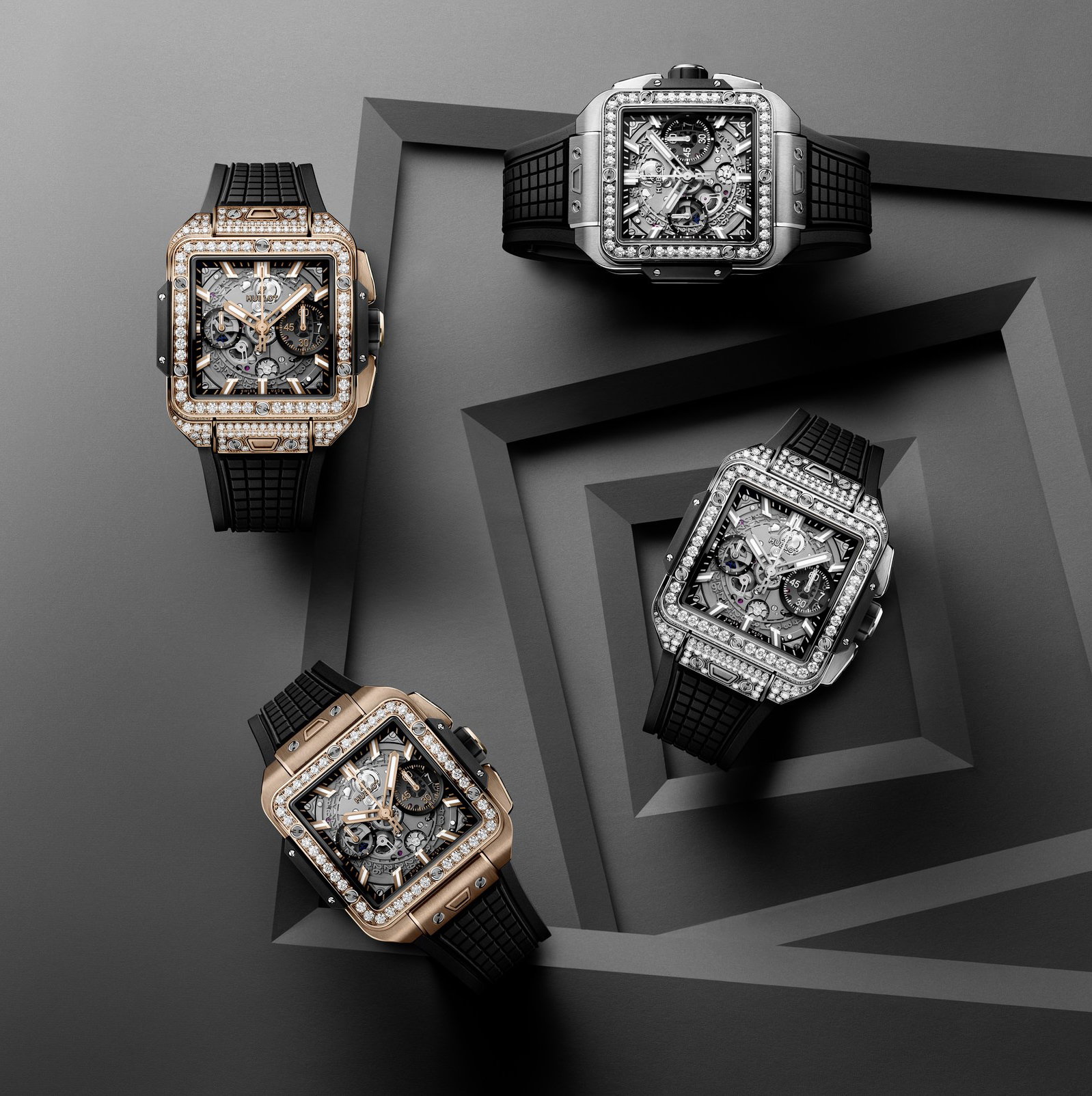 Hublot Square Bang Unico Titanium Diamonds