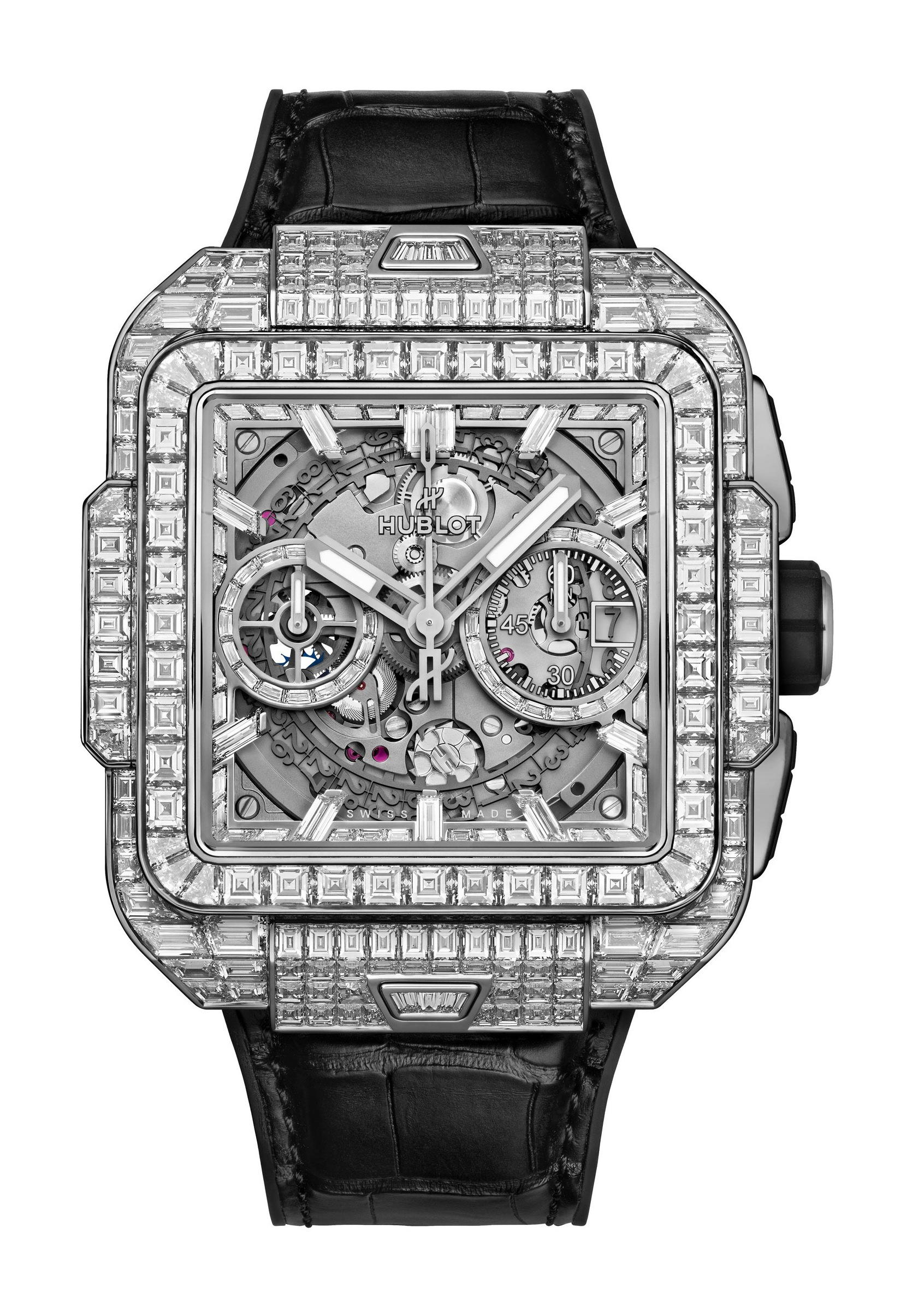 Hublot Square Bang Unico White Gold High Jewellery