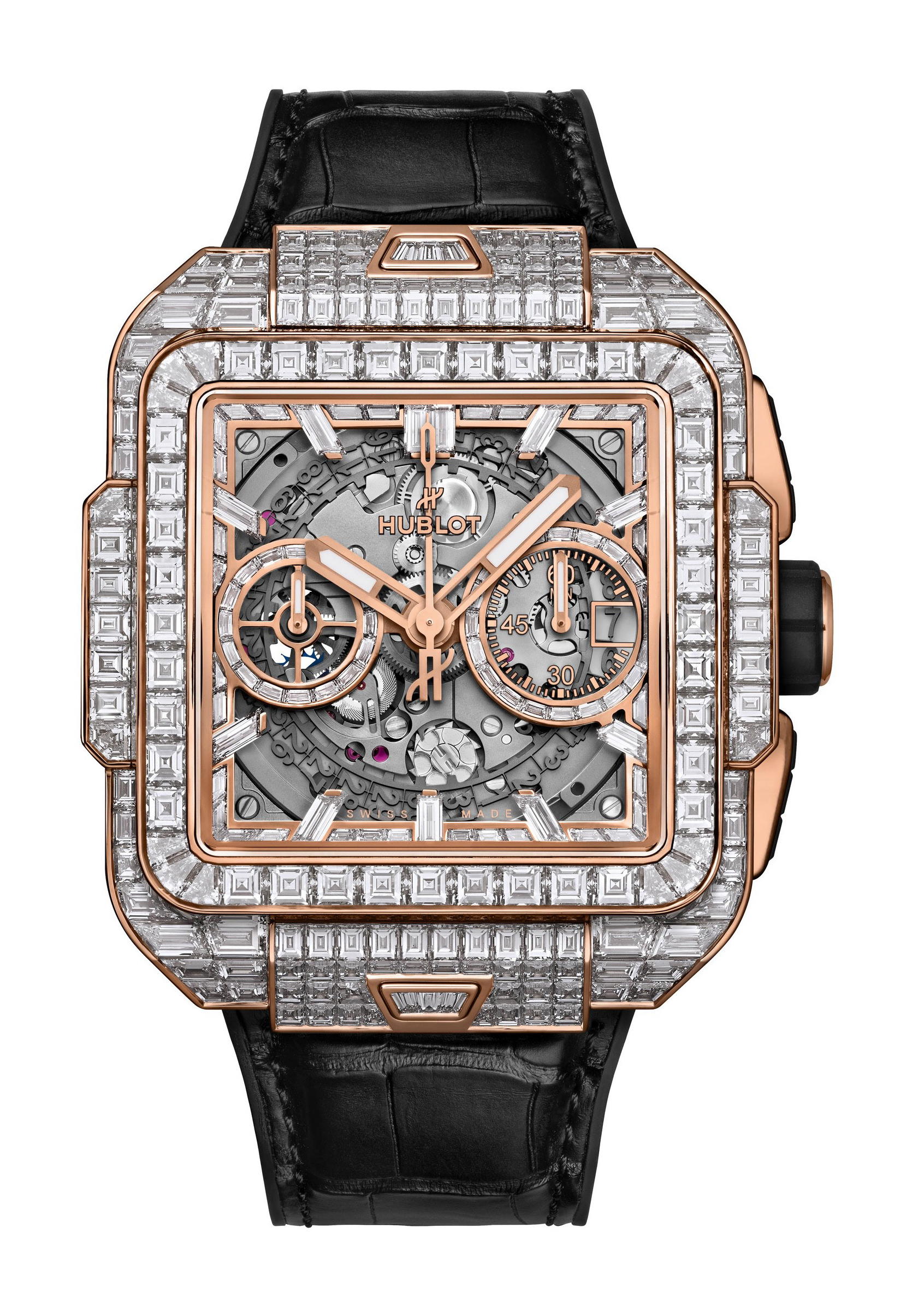 Hublot Square Bang Unico King Gold High Jewellery