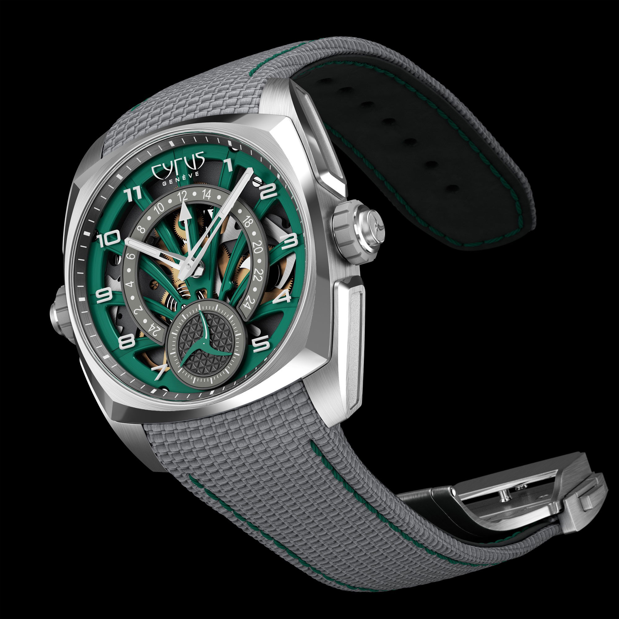 Cyrus Klepcys GMT Palm Green