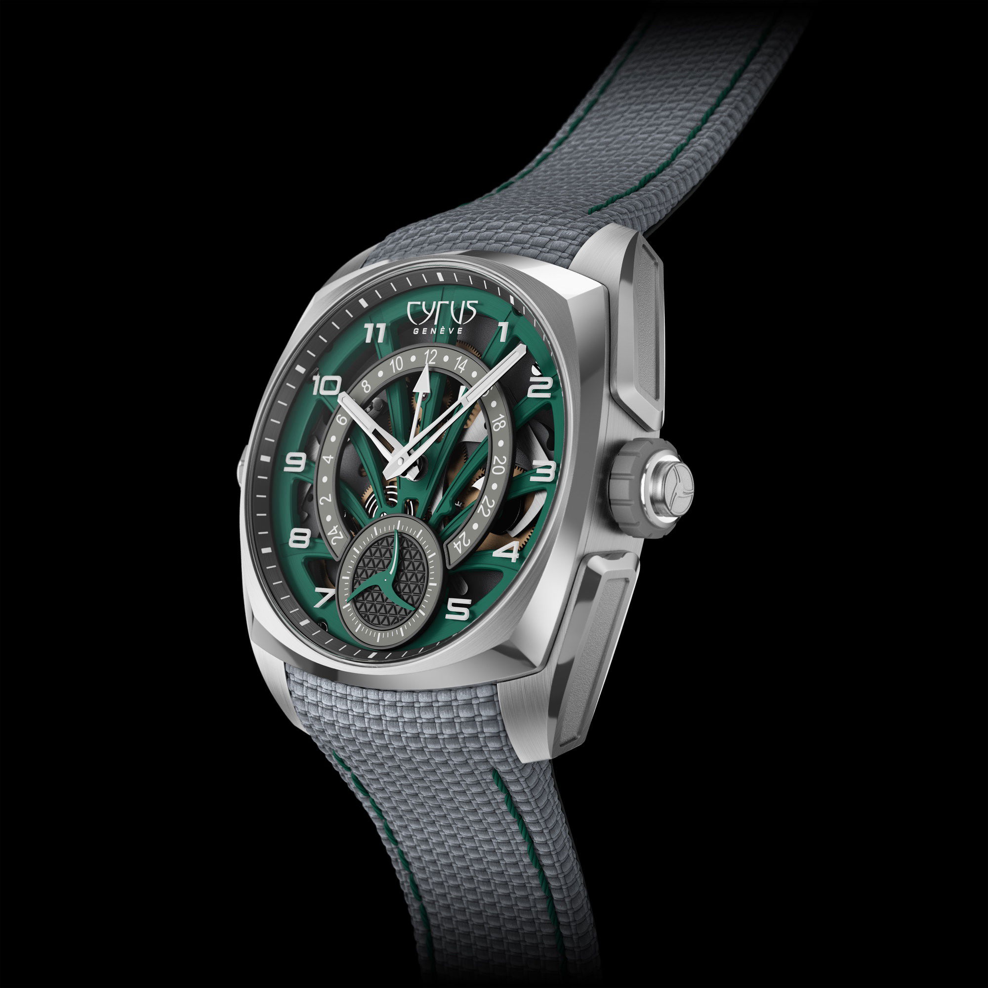 Cyrus Klepcys GMT Palm Green