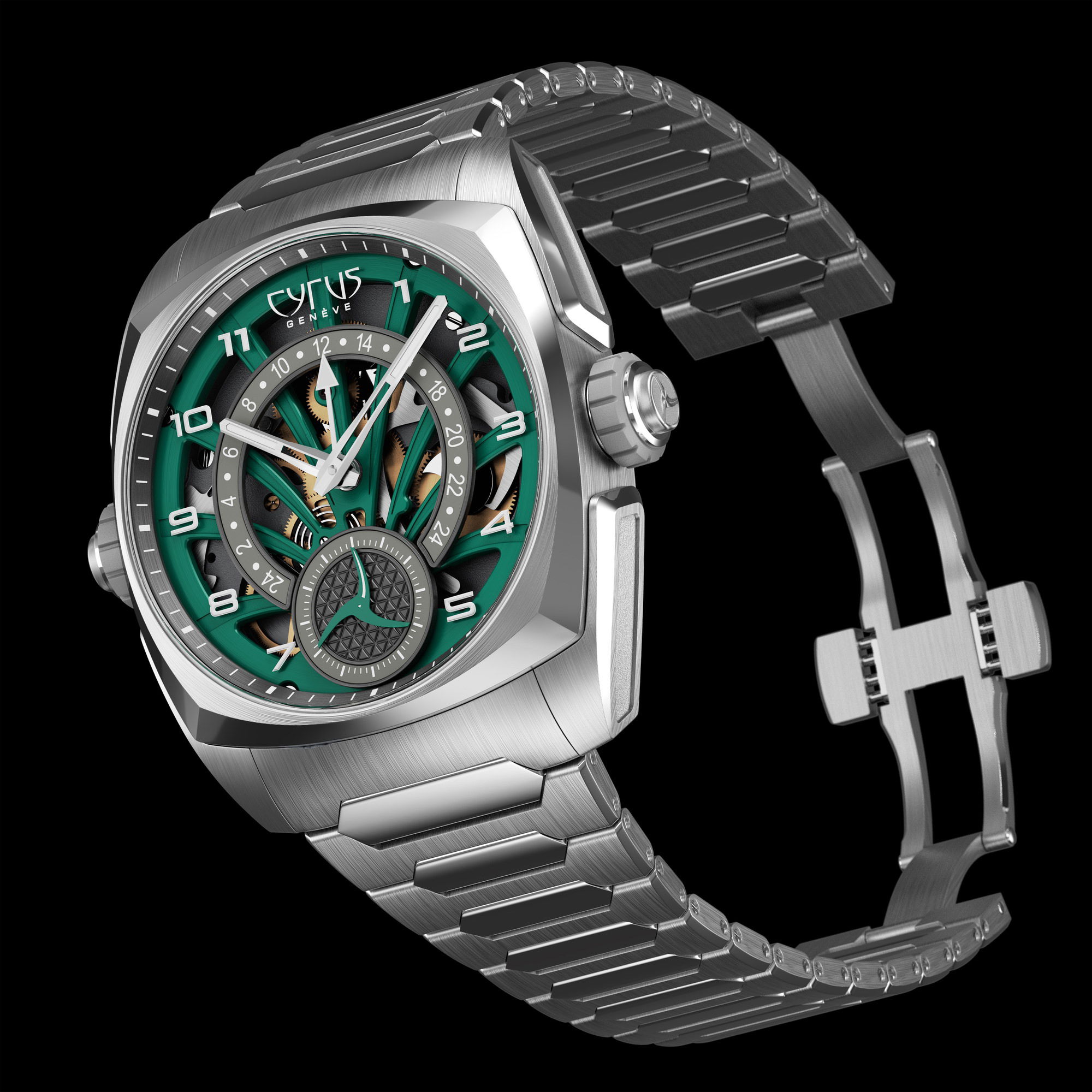 Cyrus Klepcys GMT Palm Green