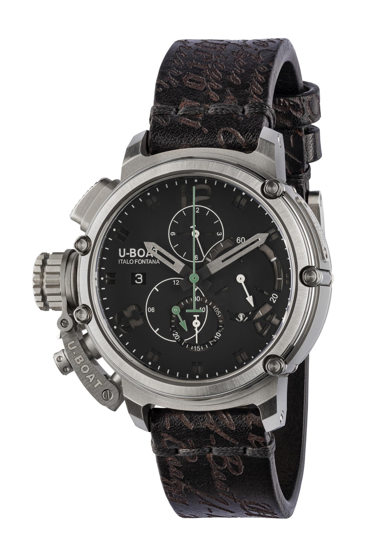 U-Boat Chimera 46 Sapphire Green Chrono SS