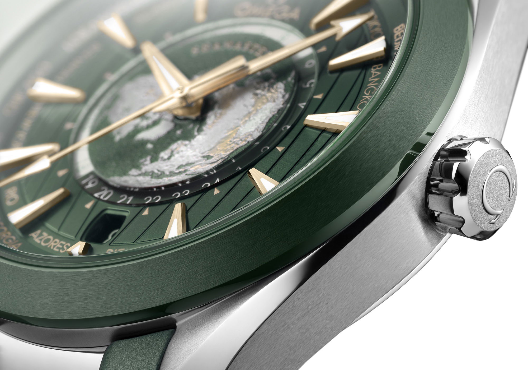 Omega Seamaster Aqua Terra 150M Co-Axial Master Chronometer GMT Worldtimer