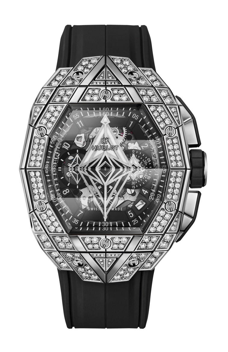 Hublot Spirit of Big Bang Sang Bleu Titanium Pavé