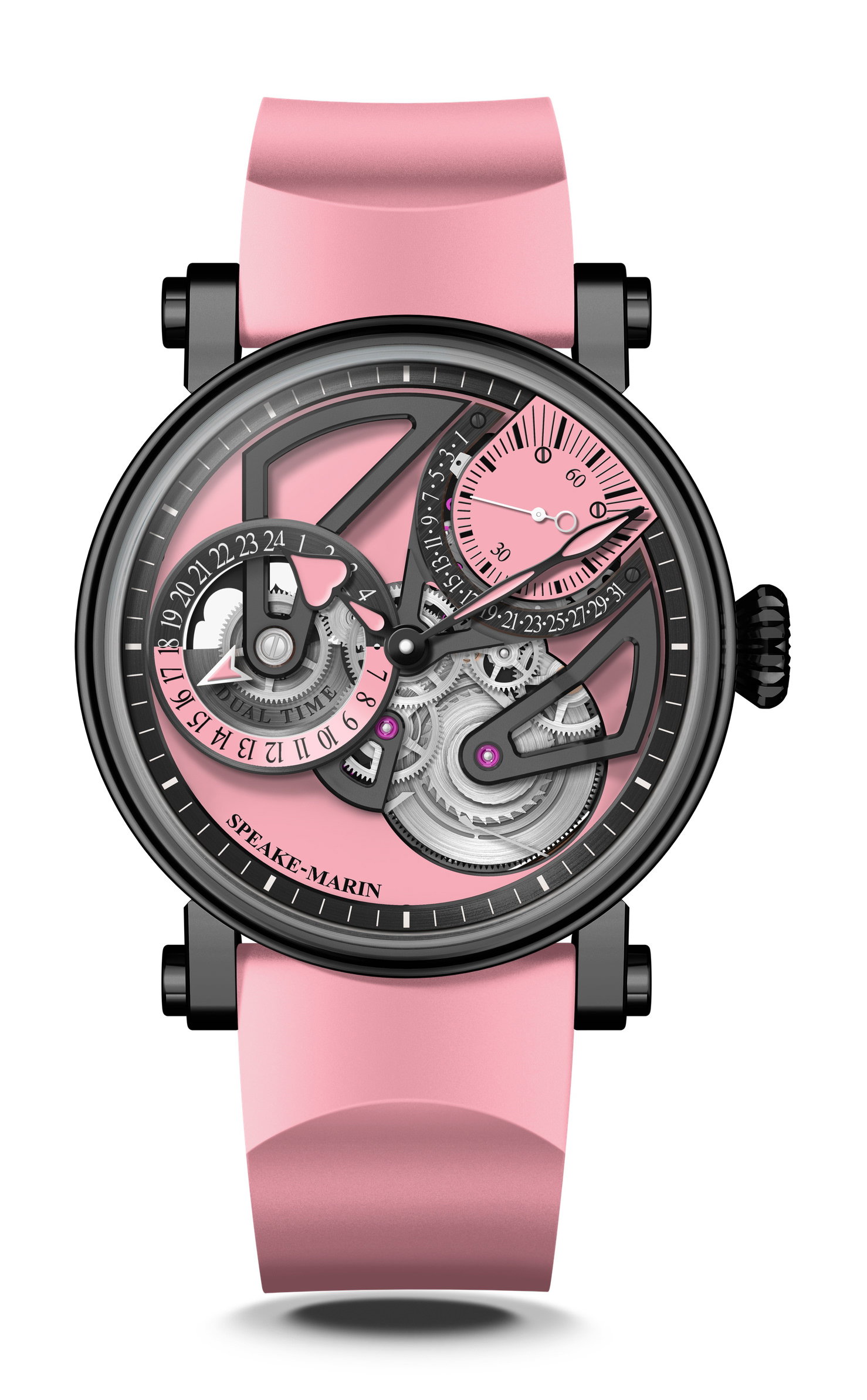 Openworked Dual Time Pink - Image 1