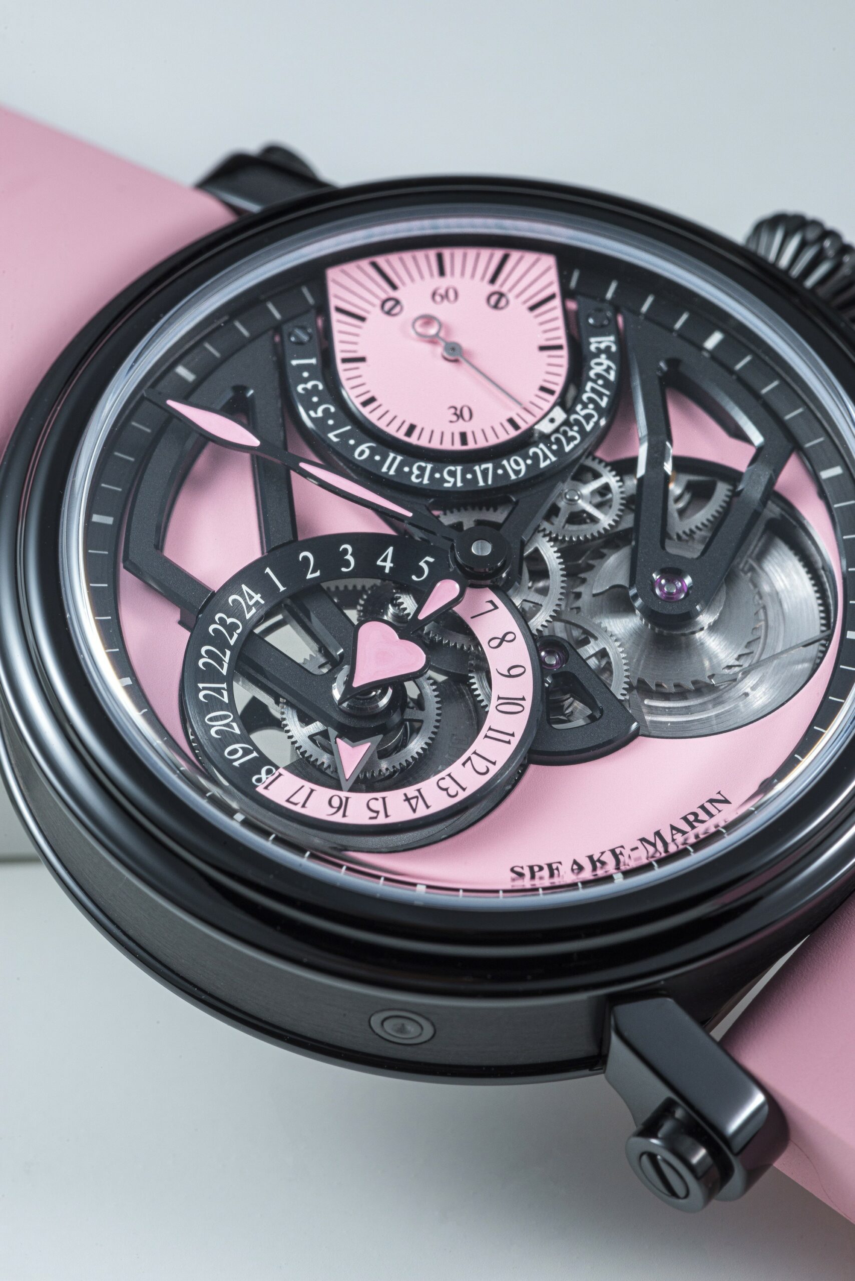 Openworked Dual Time Pink - Image 8