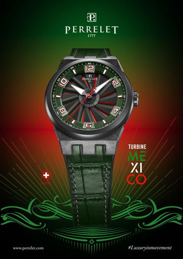 Perrelet Turbine Carbon Mexico Limited Edition