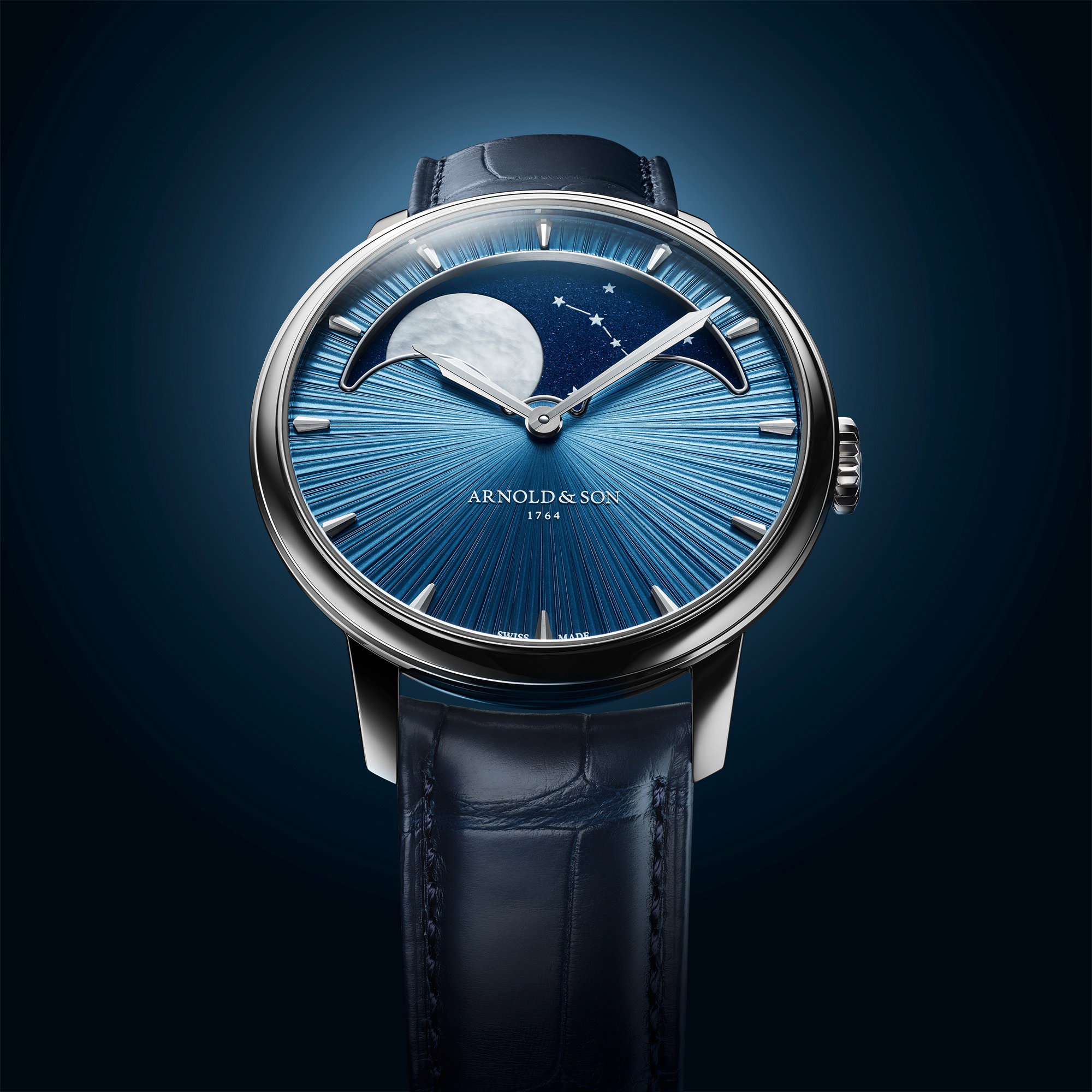 Arnold & Son Perpetual Moon 41.5 Platinum