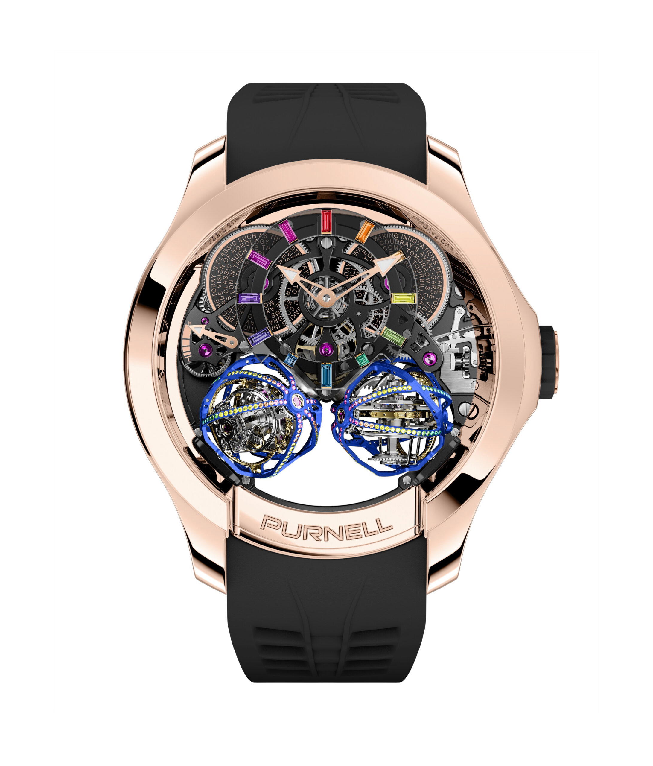 Purnell Escape II 18K Rose Gold Rainbow