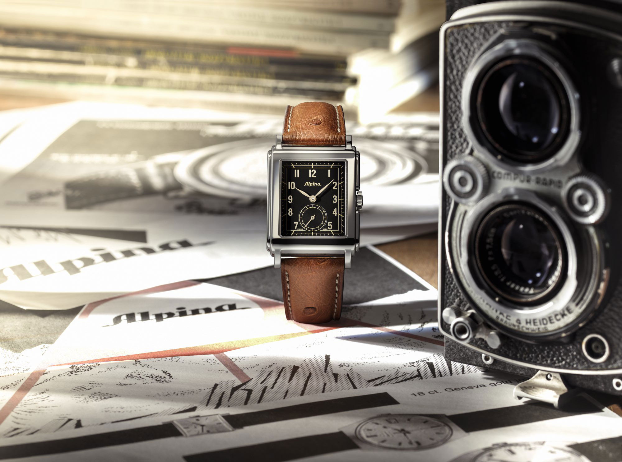 Alpina Alpiner Heritage Carrée Mechanical 140 Years