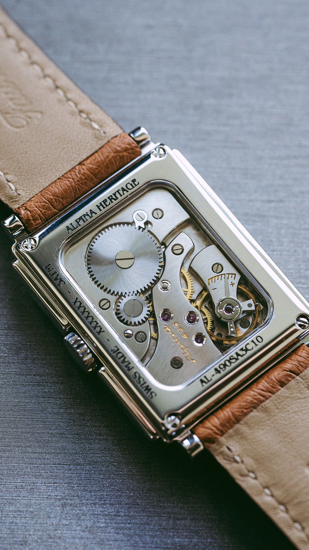 Alpina Alpiner Heritage Carrée Mechanical 140 Years