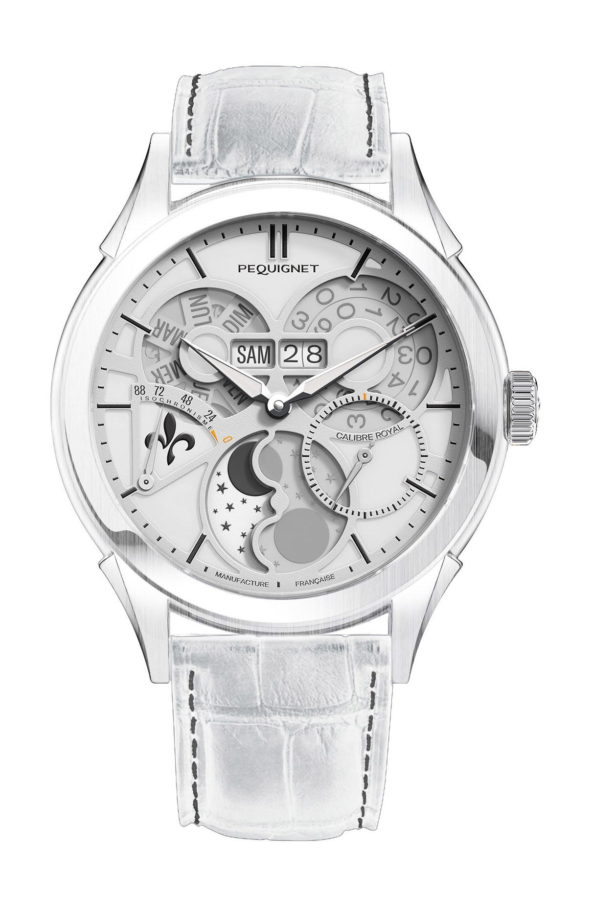 Pequignet Royale Saphir Dawn White