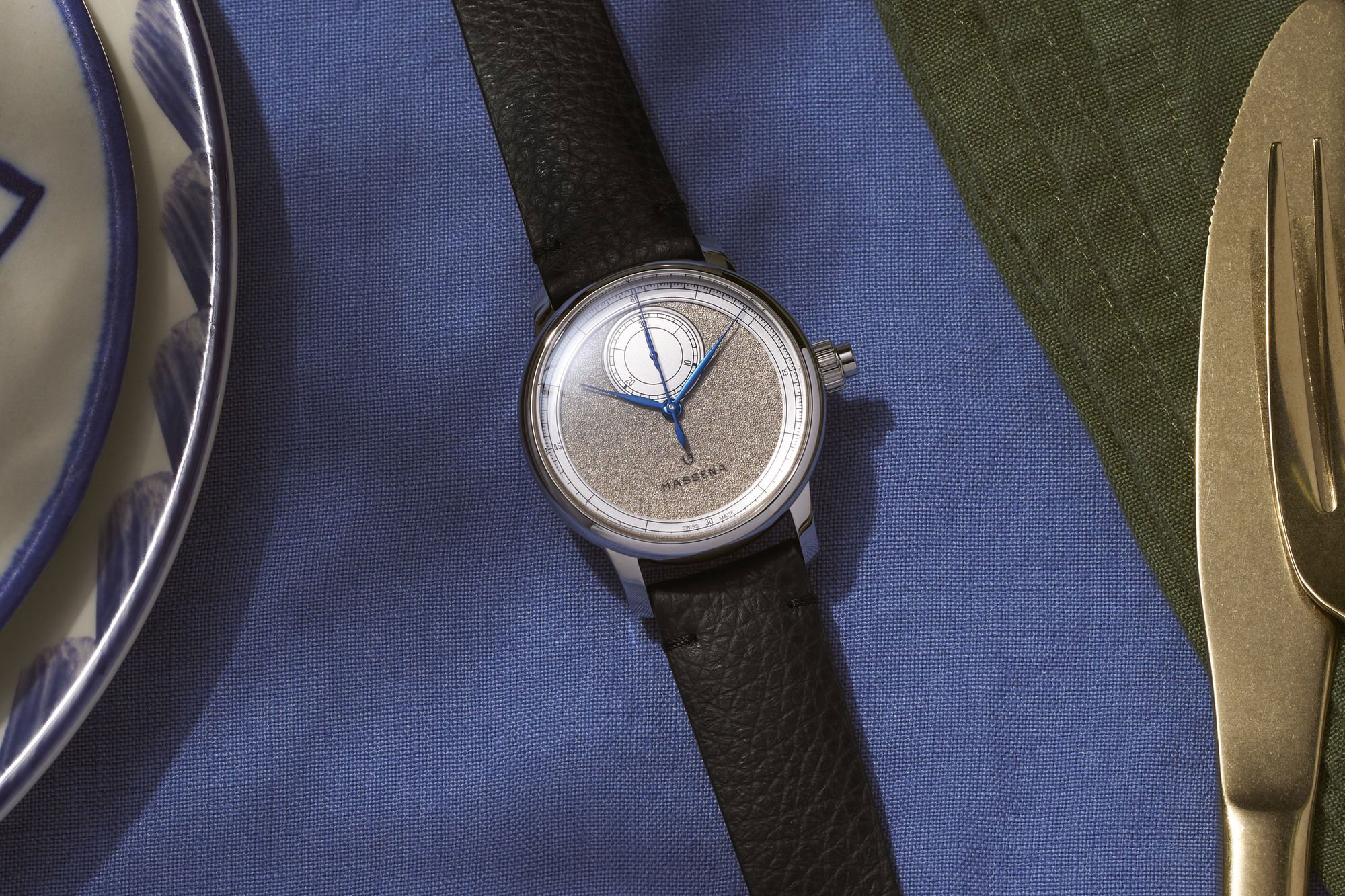 Louis Erard Le Chronographe Monopoussoir Louis Erard x Massena LAB Silver