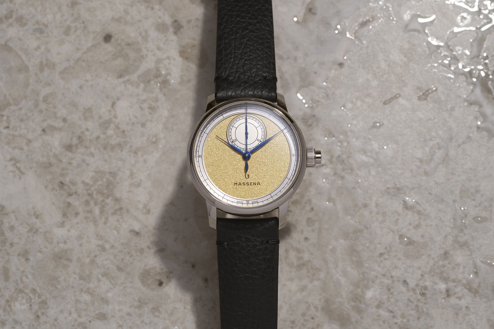 Louis Erard Le Chronographe Monopoussoir Louis Erard x Massena LAB Gold