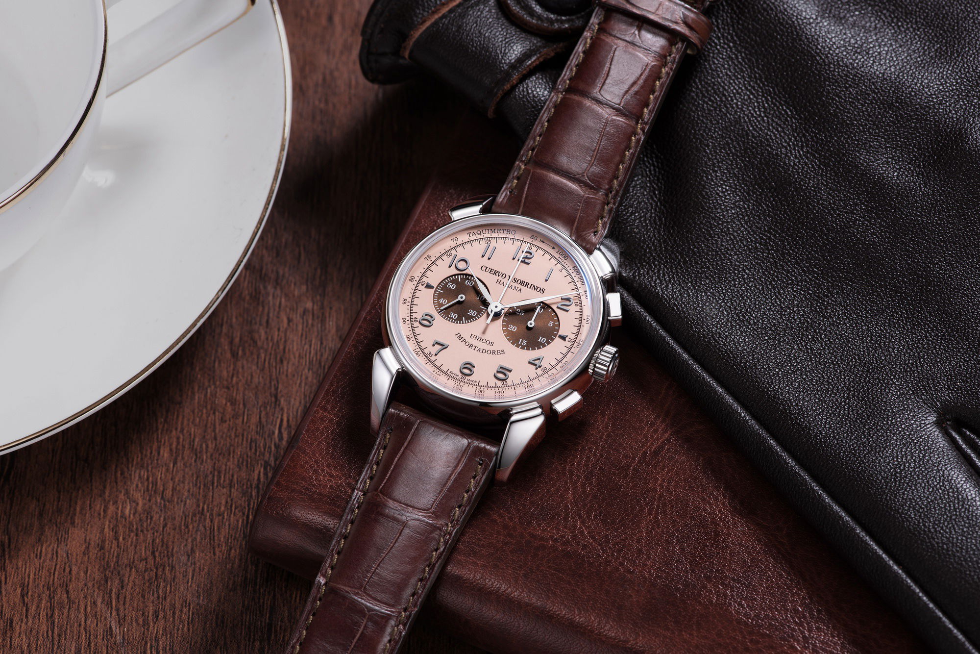 Cuervo y Sobrinos Historiador Cronógrafo 1946