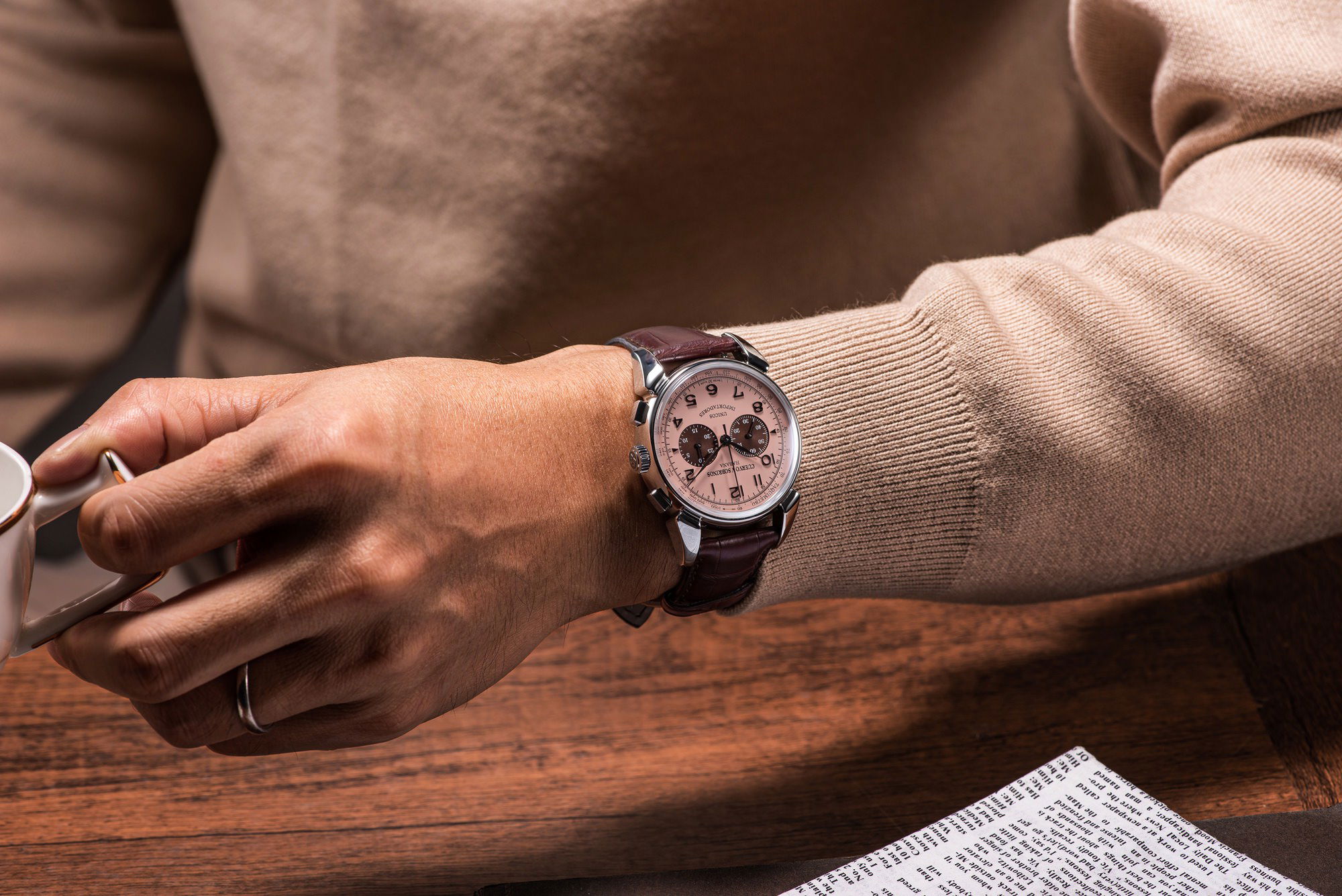 Cuervo y Sobrinos Historiador Cronógrafo 1946