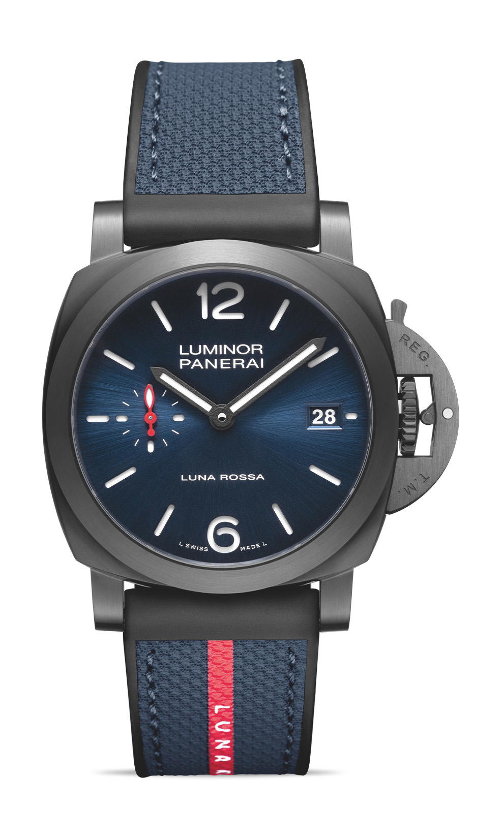 Panerai Luminor Quaranta Steel DLC Luna Rossa
