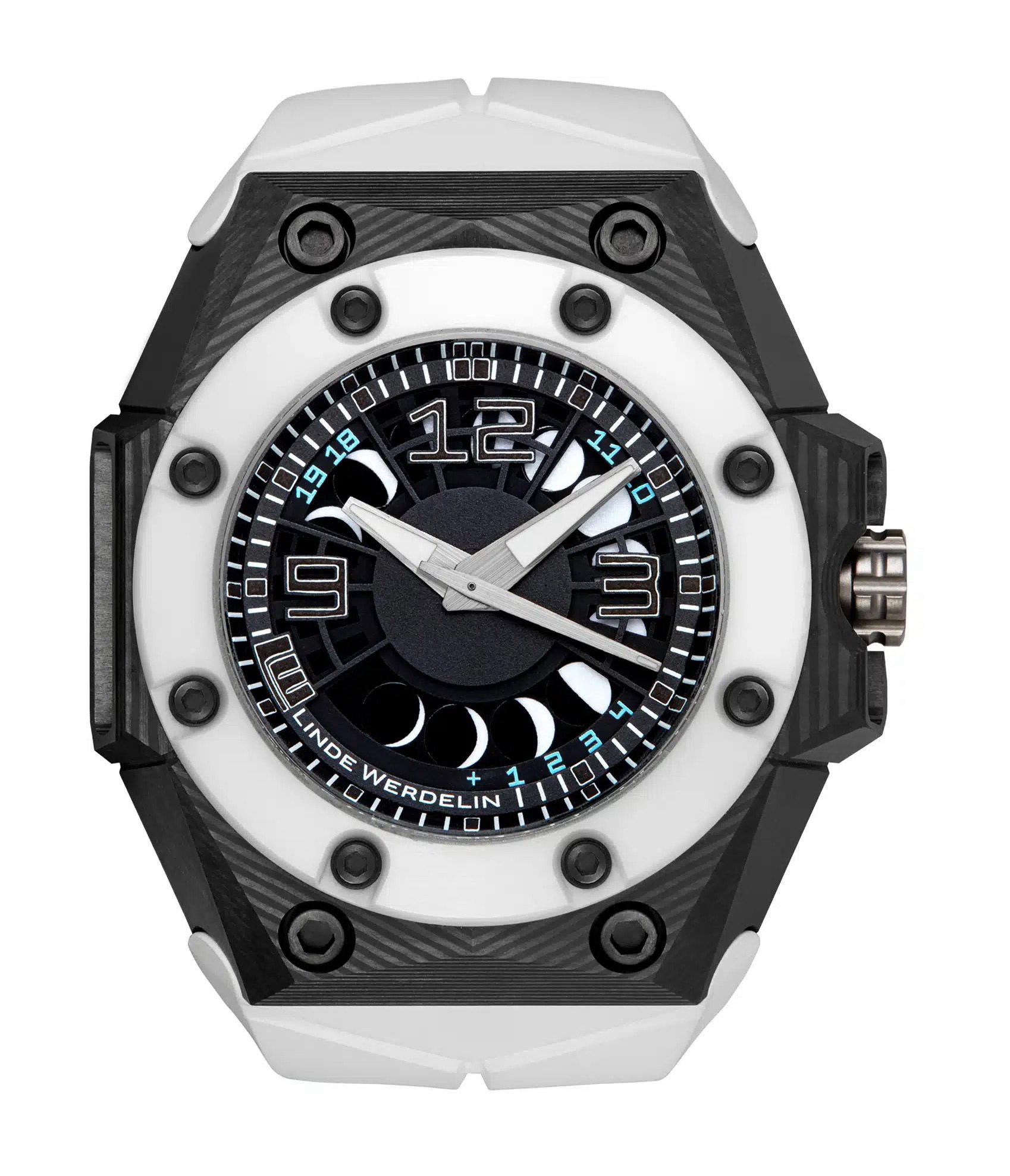 Linde Werdelin Oktopus Moon 3DTP White Black