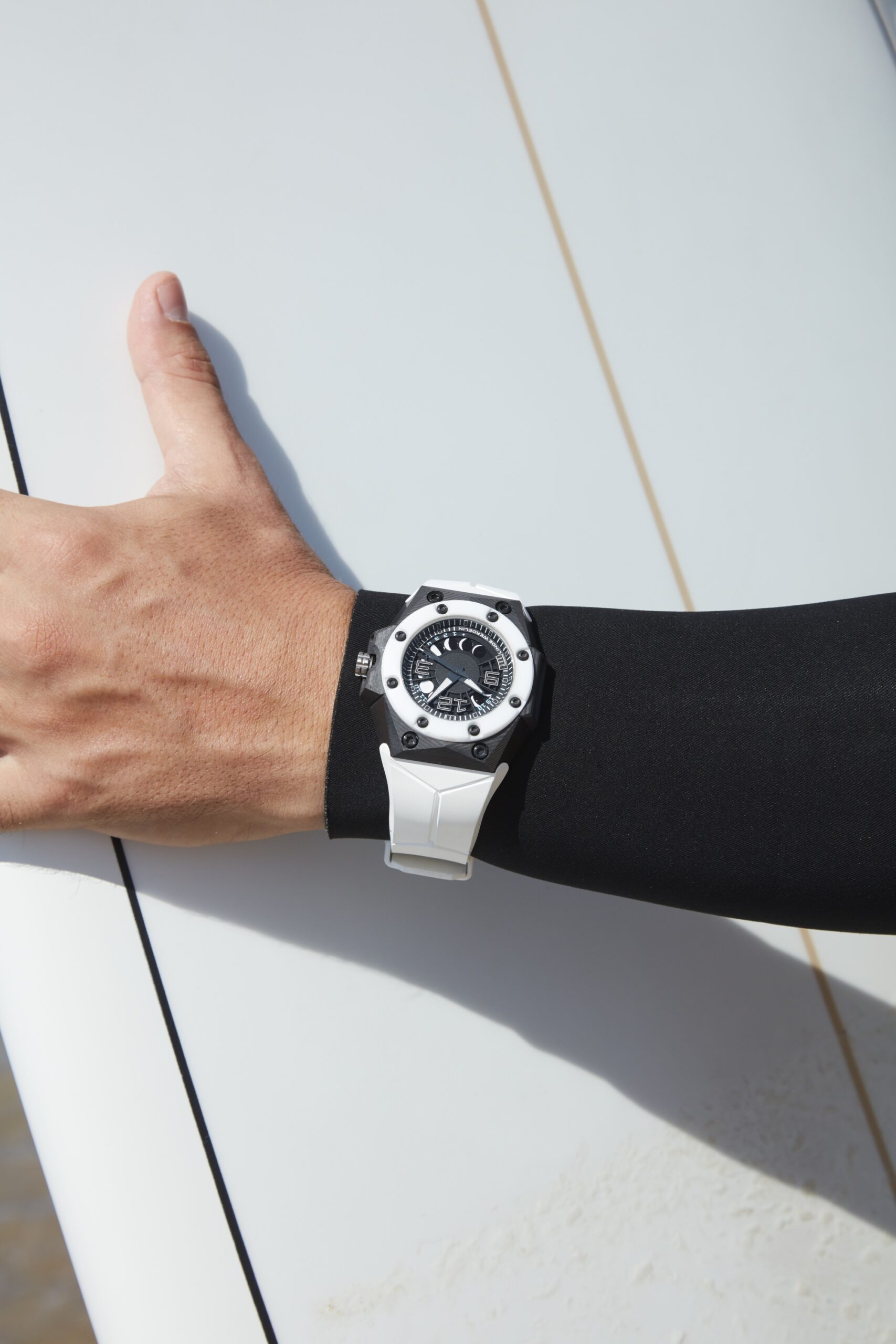 Linde Werdelin Oktopus Moon 3DTP White Black